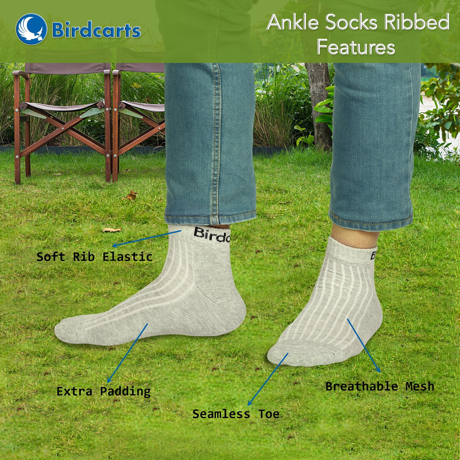 Ankle Socks Ribbed Features-min