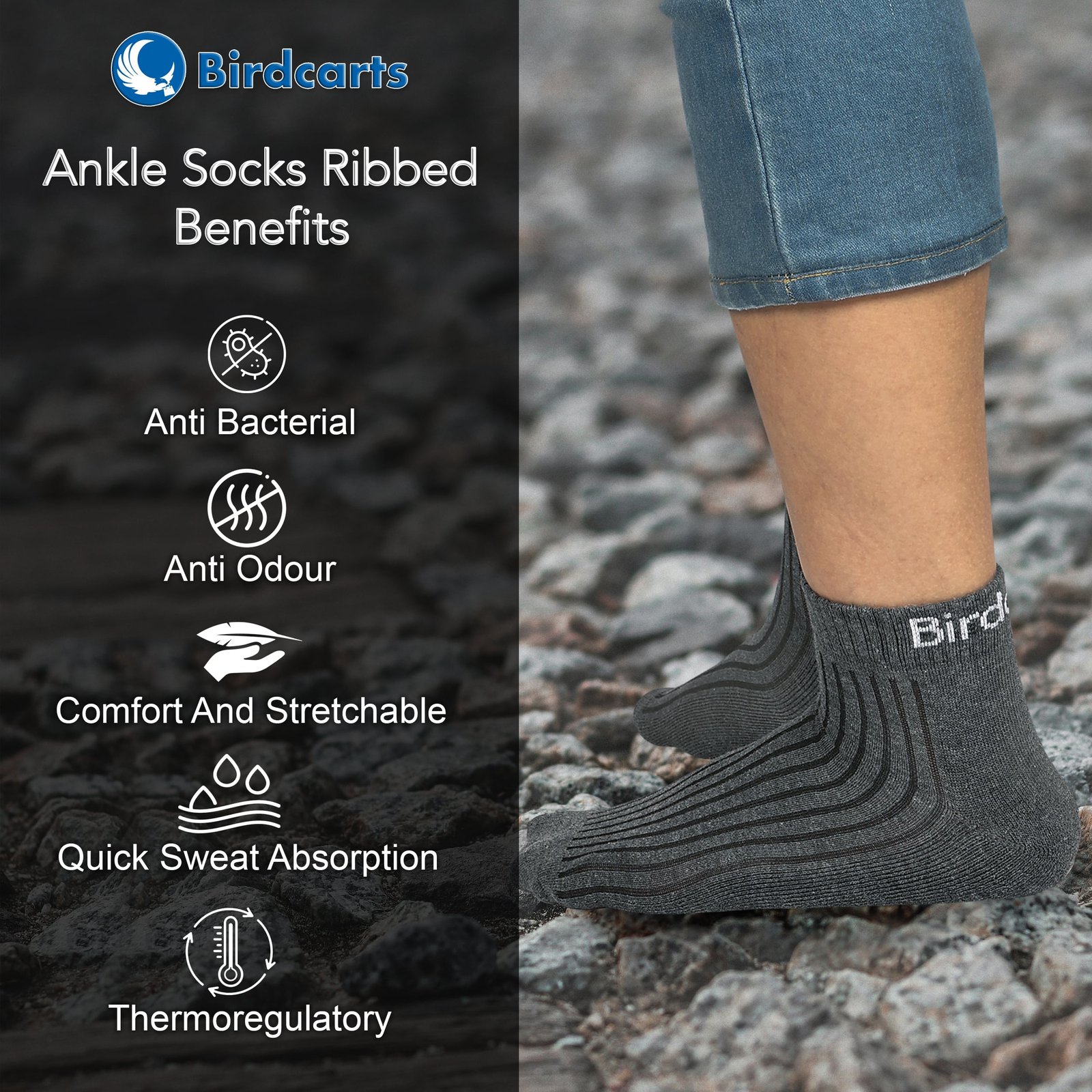 Ankle Socks Ribbed benefits-min