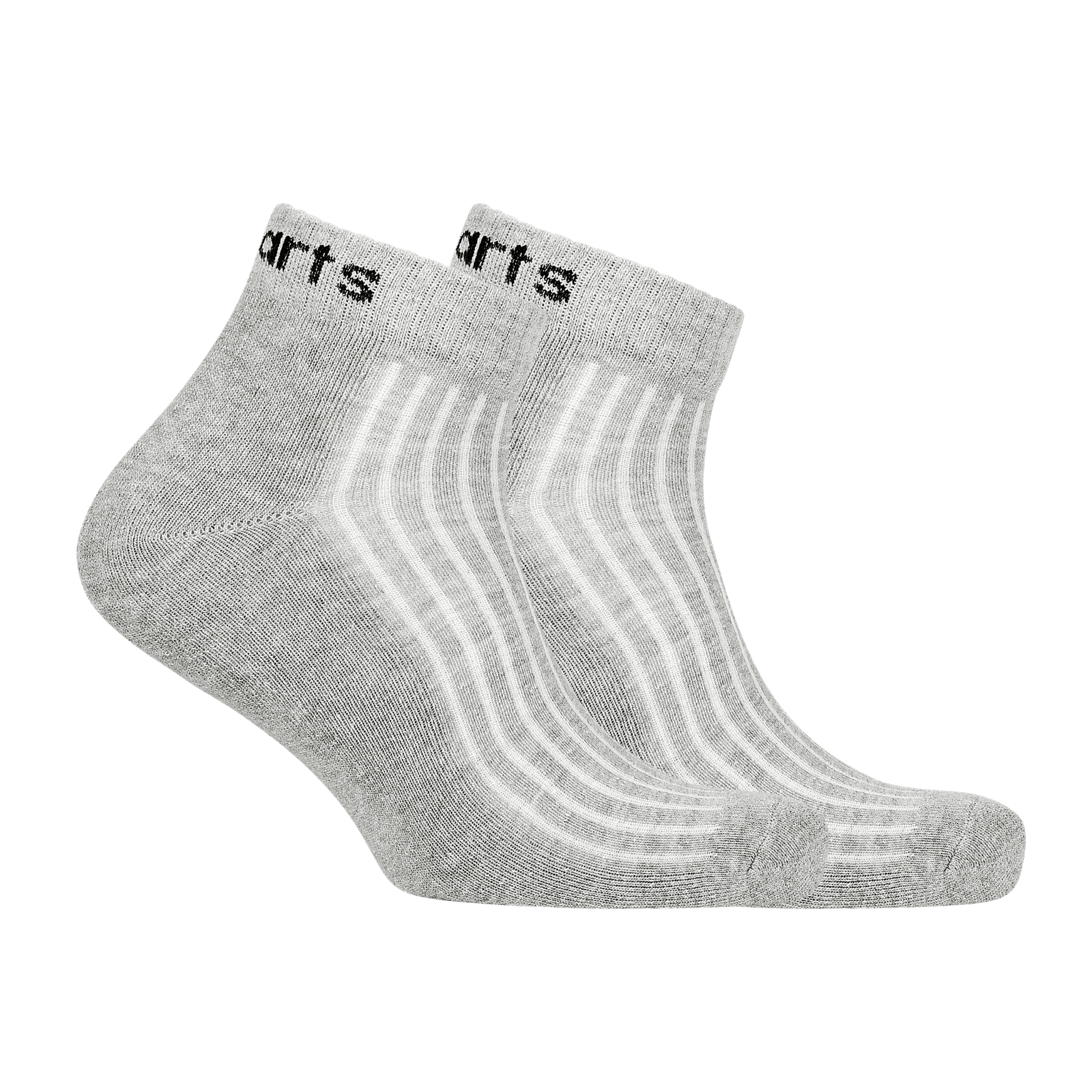 Ankle socks Robbed- grey-min